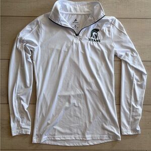 BSN Sports Titans Team Spirit Quarter-Zip Athletic Performance Pullover Size M